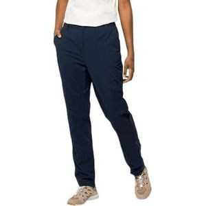 Jack Wolfskin Désert Roll Up Pants W Pantalon d'extérieur, Bleu Nuit, Taille 38 Femme, Bleu Nuit, 38