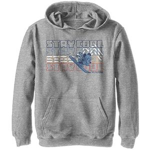 Disney Mickey Mouse Stay Cool Ski California Boys Hoodie grijs gemêleerd Athletic S, Athletic grijs gemêleerd