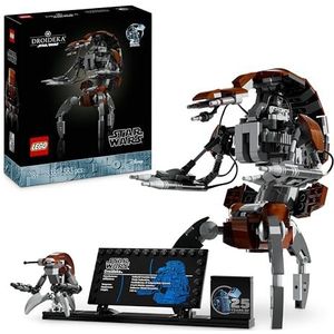 LEGO Star Wars Droida Droid-vernietiger van stenen om te verzamelen, bouwset voor creatief spel en tentoonstellingsmodel, cadeau-idee voor volwassenen fans van de Saga 75381