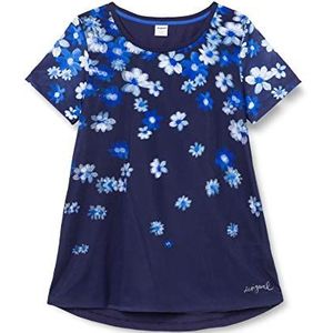 Desigual TS_oporto T-shirt voor meisjes, Blauw