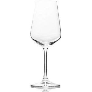 Bohemia Cristal Sandra wijnglazen, set van 6 in geschenkdoos, inhoud 350 ml