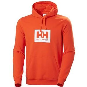 Helly Hansen HH Box hoodie voor heren, 147 kersentomaat, XS, 147 Kerstomaat