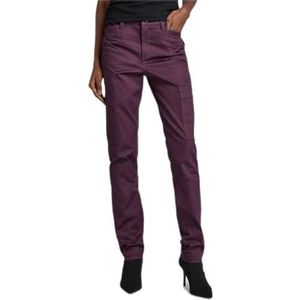 G-STAR RAW Slim Cargo Pant Wmn Damesbroek, Paars (Lt Maze D23572-c072-8880)