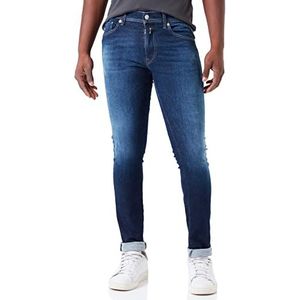 Replay Jondrill gerecyclede herenjeans, donkerblauw (007), 32 W/34 L, donkerblauw (007)