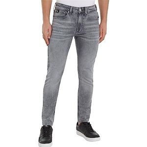 Calvin Klein Jeans Slanke stretchbroek voor heren, grijs.