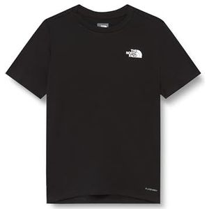 THE NORTH FACE Boy's Reaxion S/S T-shirt uniseks, TNF Zwart