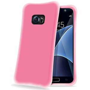 Celly - Icecube Cover Galaxy S7 Fuxia
