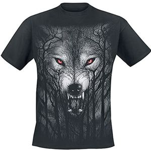 Spiral M101 T-shirt voor heren (1 stuk), Forest Wolf