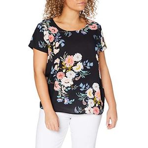 ONLY dames top ONLFIRST ONE LIFE SS AOP TOP NOOS WVN, Aop: Charlotte Flower Night Sky, 36