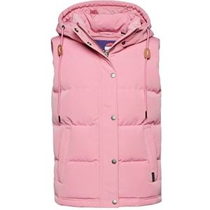 Superdry Vintage vest met capuchon Everest W5011529A Montauk Blush 12 dames, Montauk Blush, 38, Montauk Blush