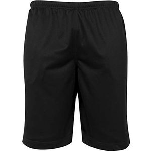 KiarenzaFD Build Your Brand Mesh Shorts korte sportbroek BY048, zwart, 5XL, zwart.