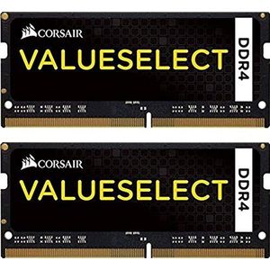 Corsair Value Select SODIMM 16 GB (2 x 8 GB) DDR4 2133 MHz C15 geheugen voor laptop/notebook, zwart