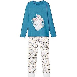 NAME IT Real Unicorn Noos pyjama voor meisjes, Real Teal