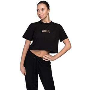 Lonsdale Aultbea T-shirts voor dames, goud, XL korte taille, Goud