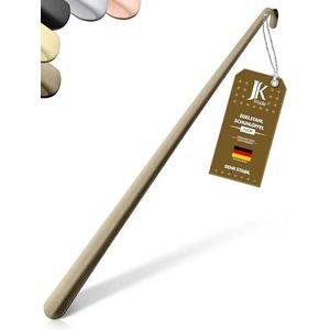 JK Trade® Stabiele schoenlepel van roestvrij staal, 72 cm lang, 2 mm lang, van gepolijst metaal, om snel en rugvriendelijk te staan, geoptimaliseerde lengte en breedte, geschikt voor