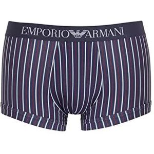 Emporio Armani Klassieke boxershorts voor heren, verticale strepen, S, verticale strepen