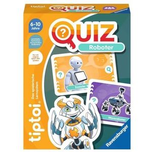 Ravensburger tiptoi 00164 Quiz Robot, Quizspel voor kinderen vanaf 6 jaar, voor 1-4 spelers