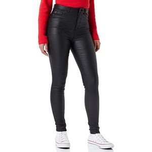 ONLY Onlroyal-NYA Hw Sk New Zip Coated CC PNT Pantalon pour femme, Noir, XS / 32L
