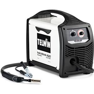 Telwin 816085 Maxima 160 Synergic Inverter lasapparaat met draad voor Mig-Mag/Flux/Brazing, wit