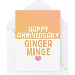 CBH935 Grappige verjaardagskaart | Ginger Minge | vreugdefeesten, grove grap voor je vrouw, vriendin van echtgenoot