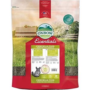 Oxbow Essentials Chinchilla-voer - natuurlijke voeding voor chinchilla - 11,3 kg