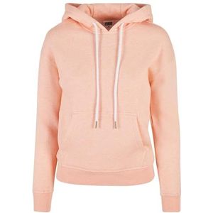 Urban Classics Color Melange dames hoodie in 2 kleuren XS tot 5XL, Gemengd papaja