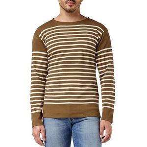 Armor Lux Admiraal zeiler heren sweater, Mokka / natuur