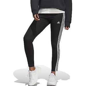 Adidas Essentials 3-Stripes High-Waisted Single Jersey Panty (1/1) voor dames en volwassenen, Zwart/Wit