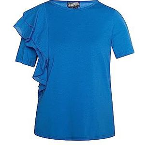 SANIKA T-shirt pour femme, bleu, M