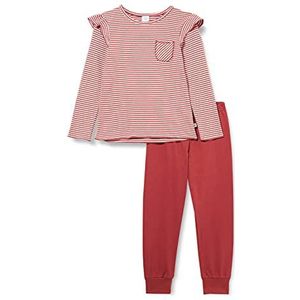 Sanetta meisjes pyjama lang, rood, voor baby's en baby's, voor kinderen, redwood, 140, Redwood