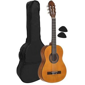 Navarrez NV15 klassieke gitaar 1/2 bruin incl. Gig Bag, plectrums