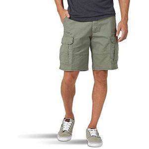 Wrangler Authentics Klassieke cargoshorts voor heren, casual pasvorm, stretch, Big & Tall, casual pasvorm, Olijf