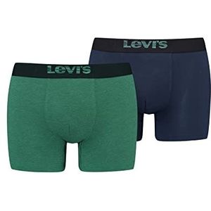 Levi's Optical Illusion boxershorts voor heren, biologisch katoen, Groen