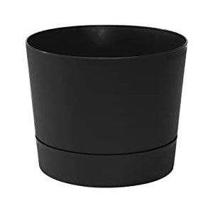 Root & Vessel Bloempot, mat zwart, 21,6 cm