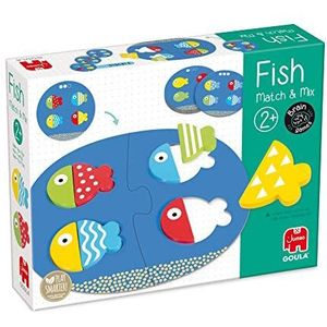 Goula - Fish Mix & Match-Een eerste educatief en logisch spel over kleuren voor kinderen vanaf 2 jaar, 53476