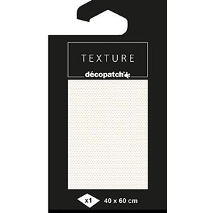 Décopatch Texture White Fans Lines metallic papier, bedrukt, 40 x 60 cm, 1 vel