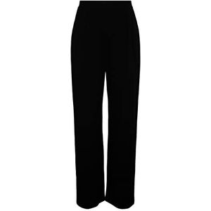 PIECES Pckarson Wide Pants Bc Damesbroek, zwart.