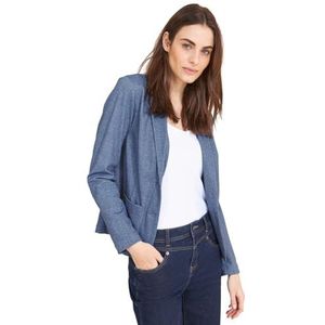 Street One A212138 Gemengde blazer voor dames, Dahlia blauw