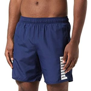 PUMA Halflange zwemshorts voor heren, Navy Blauw