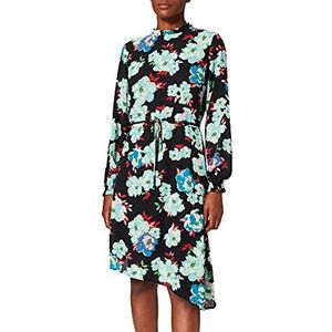 s.Oliver Damesjurk, Zwart (Black Floral Print 99c3)