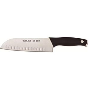 Arcos Duo Santoku mes NITRUM roestvrij staal 180 mm greep zwart wit