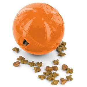 PetSafe - Voerspeelgoed voor katten, SlimCat, interactief speelgoed met traktaties - plezier tijdens het trainen en helpt bij het afvallen van gewicht - oranje (groen, roze en blauw beschikbaar)