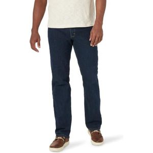 Wrangler Authentics Comfort Flex heren jeans indigo donkerblauw 35W / 34L, indigoblauw donker