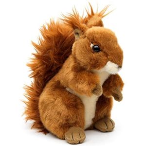 Uni-Toys - Eekhoorntje staand – 17 cm (hoogte) – eekhoorn van pluche – pluche, knuffeldier