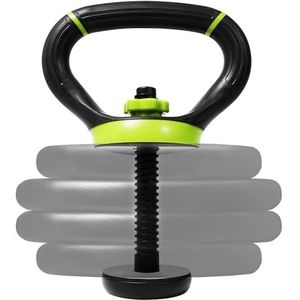 Yes4All Yes4All B6d1 Yes4All Unisex S Verstelbare Kettlebell Handvat Neo Groen Plat Gewicht Converter UK