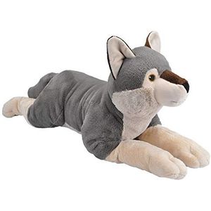 Wildlife Knuffeldieren, grote wolf, 41 cm. Wildlife Wolf, pluche dier, cadeau voor kinderen, jongens, meisjes