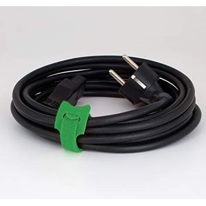 CABLE CANDY Hook & Loop herbruikbare kabelbinders met klittenband, voor thuis en op kantoor, houdt kabels tot 50 mm diameter, hersluitbaar, kleurenmix 1