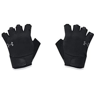 Under Armour UA Training Gloves Half Finger voor heren, zwart.