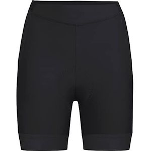 VAUDE Advanced IV dames fietsbroek gevoerde shorts, zwart.