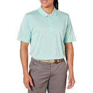 Amazon Essentials Sneldrogend golfpoloshirt voor heren, klassieke pasvorm (verkrijgbaar in grote maten), licht turquoise, maat XL